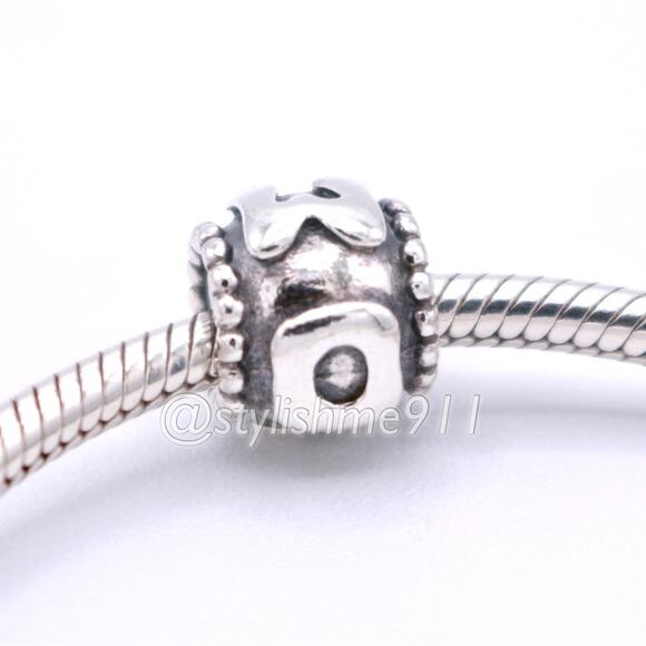 PANDORA Silver Mom Charm with 14K and pink CZ - 790574CZS - Picture 4 of 11